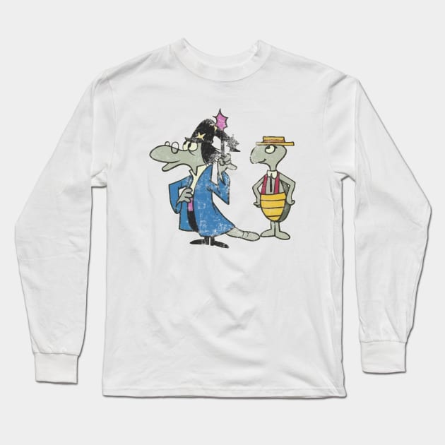 Mr Wizard and Tooter Turtle Long Sleeve T-Shirt by offsetvinylfilm